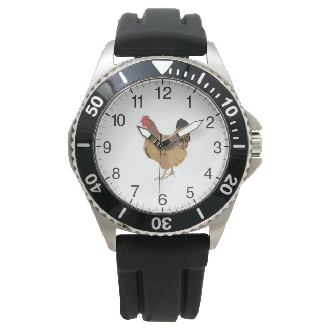 Relógio Brown Hen (Frente)