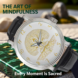 Relógio Buddha Beneath Sacred Tree