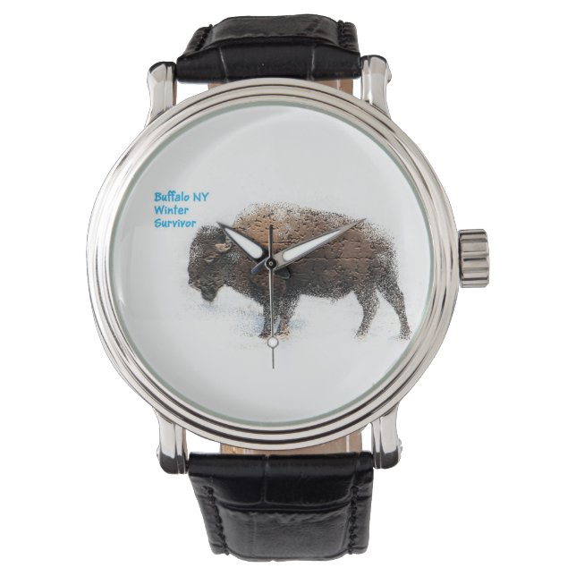 Relógio "Buffalo Winter Survived Watch" (Frente)