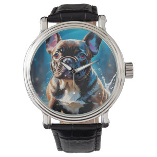 Relógio Buldogue Francês