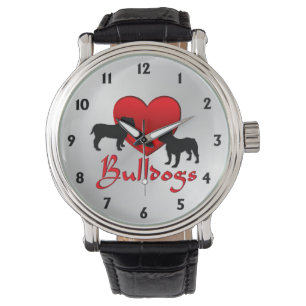 Relógio Bulldog do Coração
