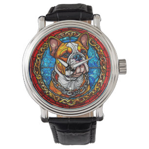 Relógio Bulldog Fofo