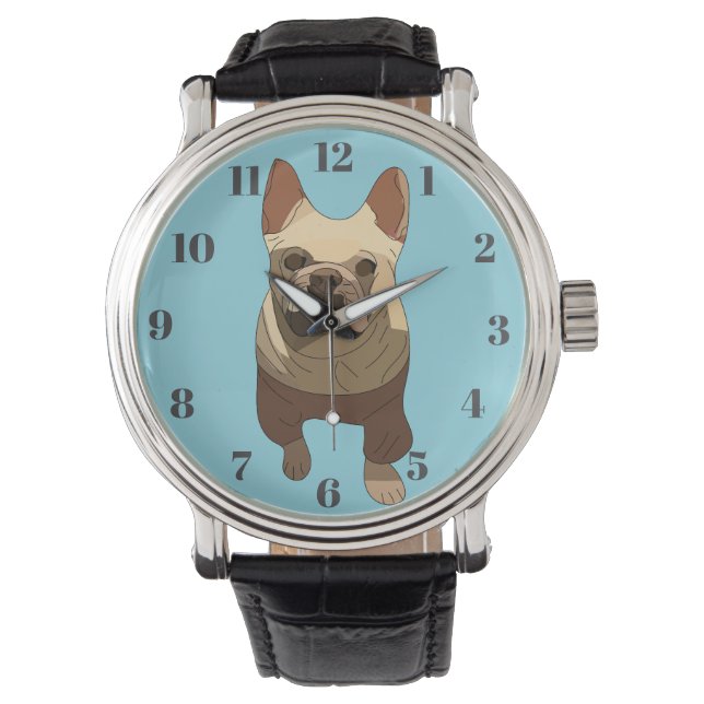 Relógio Bulldog Francês (Frente)
