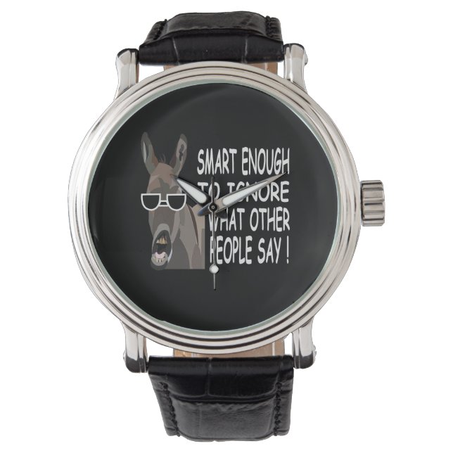 Relógio Burro Inteligente Legal (Frente)