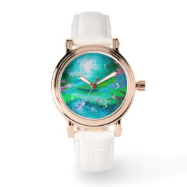 Relógio Cabina na floresta