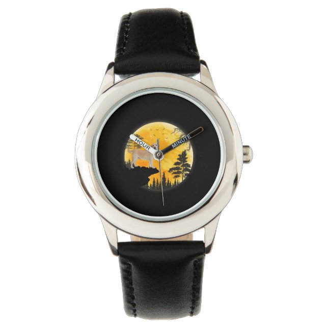 Relógio Cachorro | Labrador Cachorro Halloween Chona (Frente)