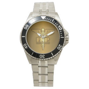 Relógio Caduceus Dourado (FNP)