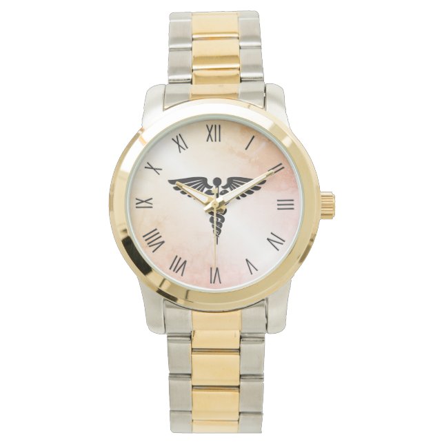 Relógio Caduco Médico Olhe o mármore russo (Frente)