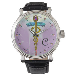 Relógio CADUEUS Dourados COM NÓS CELTICOS MONOGRAMA Lilac