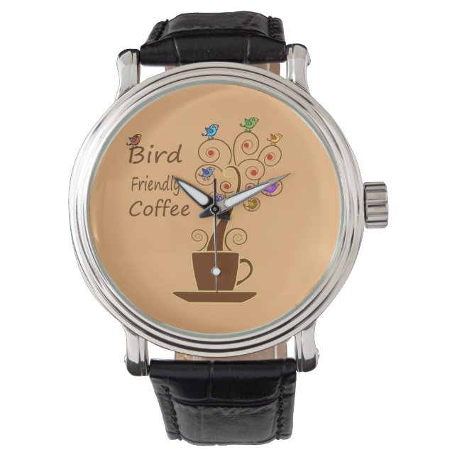 Relógio Café Amigo das Aves (Frente)