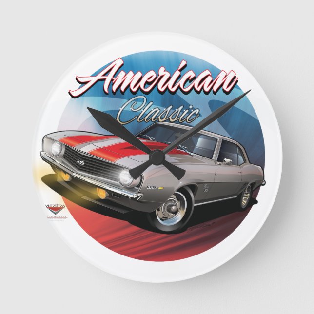 relógio Camaro SS de 1968 (Frente)