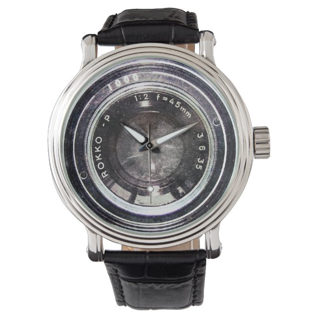 Relógio Câmera preta antiga (Frente)