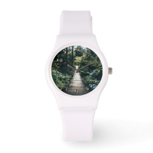 Relógio Caminhada Pela Floresta
