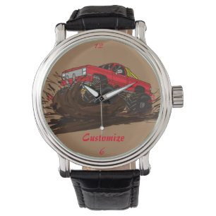 Relógio Caminhão de lama de 4 rodas Thunder_Cove