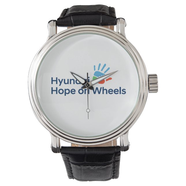 Relógio Camiseta com Logotipo da Hope On Wheels (Frente)