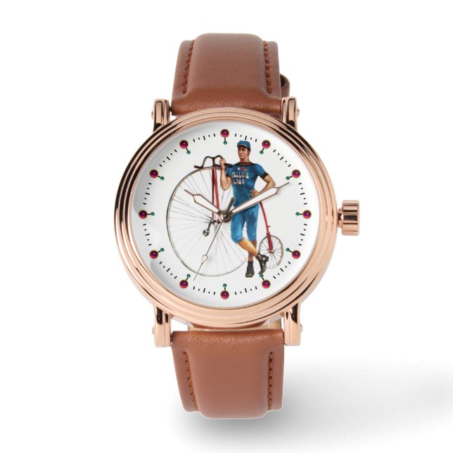 Relógio Campeonato de Bicicleta Vintage (Frente)