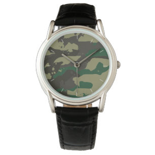 Relógio Camuflagem florestal