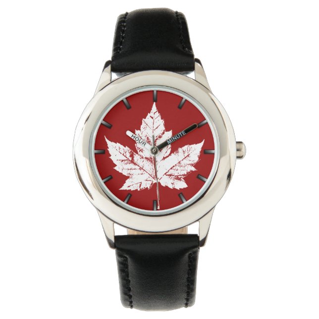 Relógio Canadá Assista Criança do Canadá, Souvenir Wrist W (Frente)