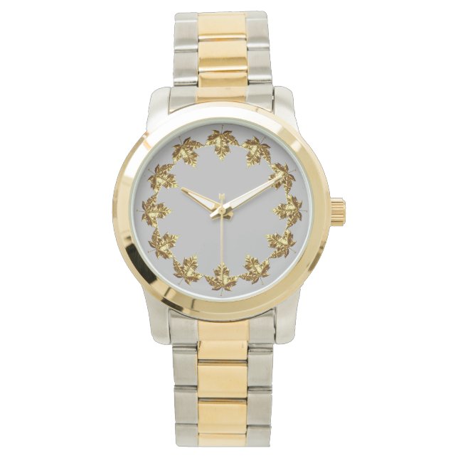 Relógio Canadá Assista Dourado no Canadá, Souvenir Wrist W (Frente)