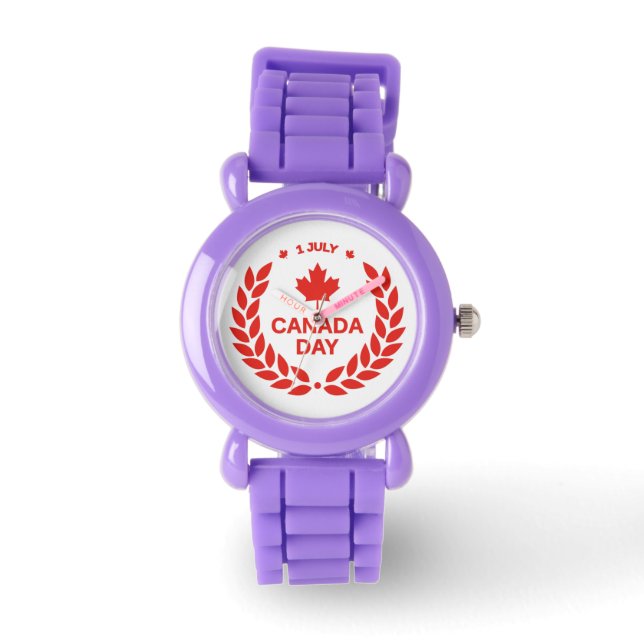 Relógio Canada Day Wreath Watch (Frente)