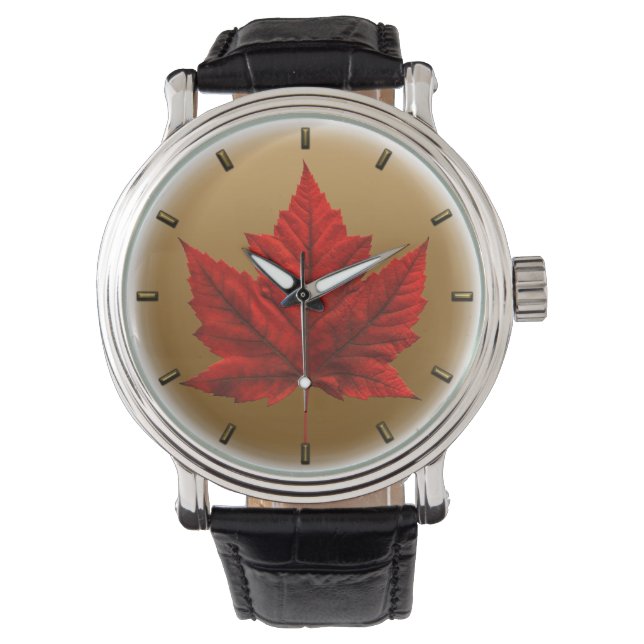 Relógio Canada Watch Canada Maple Leaf Souvenir (Frente)