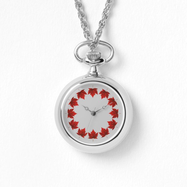 Relógio Canada Watch Canada Maple Leaf Souvenir (Frente)