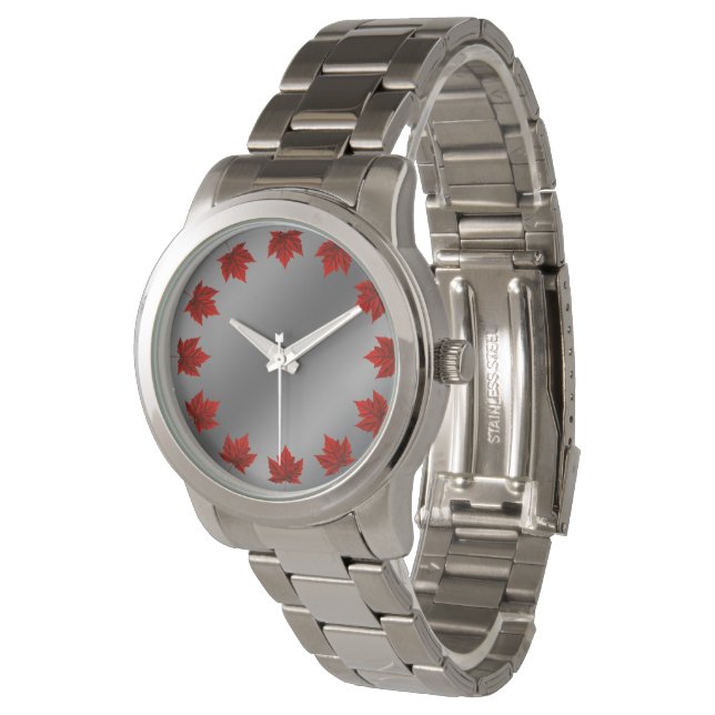 Relógio Canada Watch Canada Maple Leaf Souvenir (Angular)