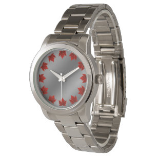 Relógio Canada Watch Canada Maple Leaf Souvenir Wristwatch