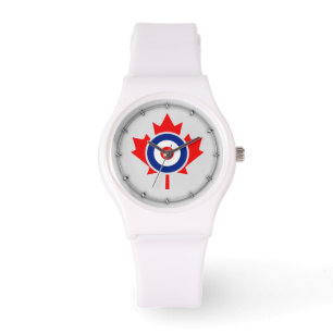 Relógio Canadiano Maple Leaf Roundel Mod CANADA
