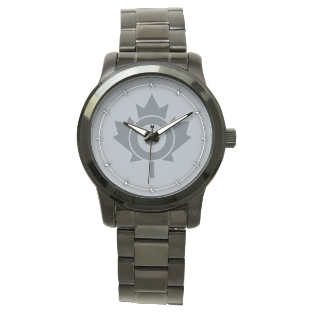 Relógio Canadiano Maple Leaf Roundel Mod CANADA (Frente)