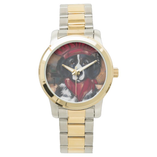 Relógio Cão Terra Nova       (Frente)