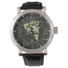 Relógio Capacete Espartano Molon Labe Camuflagem Militar