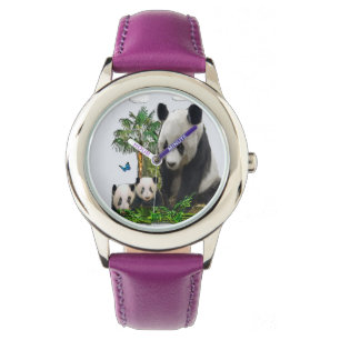 Relógio Capas de telefone de Urso Panda