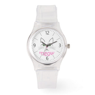 Relógio Cara do gato