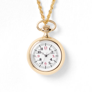 Relógio Caractere Numerário Espanhol (Fonte Preta)