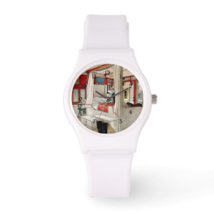 Relógio Carl Larsson - Sala de Pais