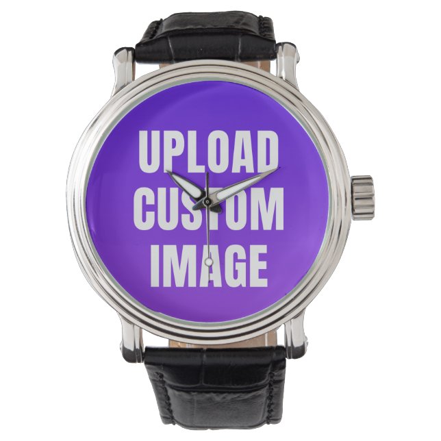 Relógio Carregar imagem personalizada - Adicione a sua par (Frente)