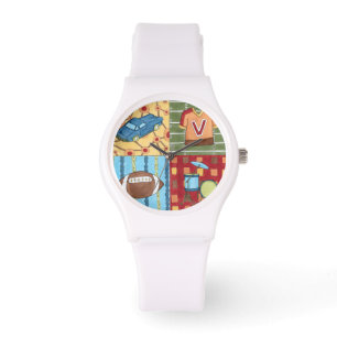 Relógio Carro, Jersey, kit de futebol e tambor