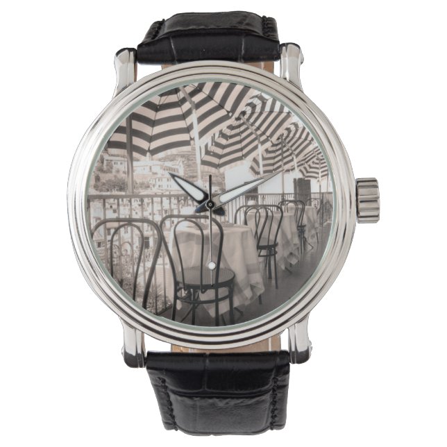 Relógio Cartaz do restaurante Quaint, Itália (Frente)