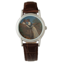 Relógio Casal de beijo (The Kiss) (por von Pettenkofen)