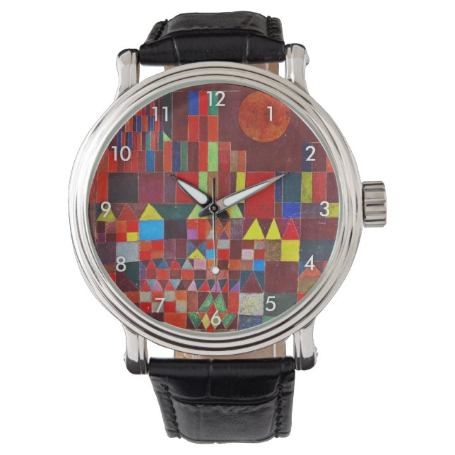 Relógio Castle e Sun, Paul Klee (Frente)