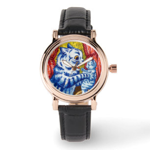 Relógio Cat e seus gatinhos