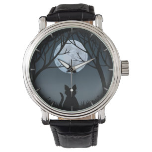 Relógio Cat Watch Gat Gato Pulso Observar Gato Povô Jewely