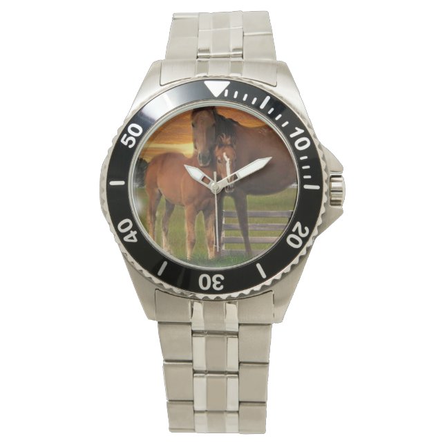 Relógio Cavalo e pônei (Frente)