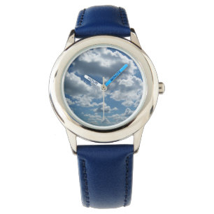 Relógio Céu e Nuvens