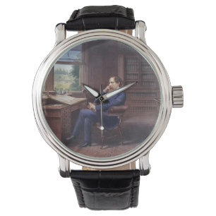 Relógio Charles Dickens em seu estudo