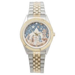 Relógio Chegada Radiante - Cena de Natividade