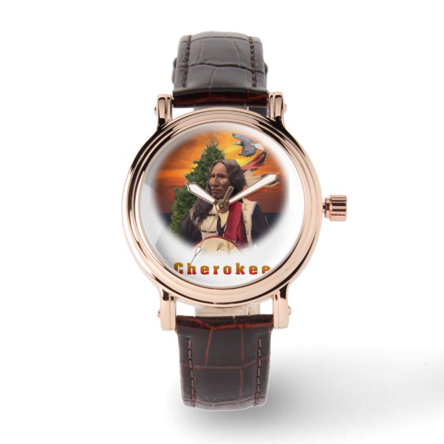 Relógio Cherokee indian (Frente)