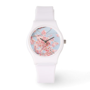 Relógio Cherry Blossom Pink Flowers Watch