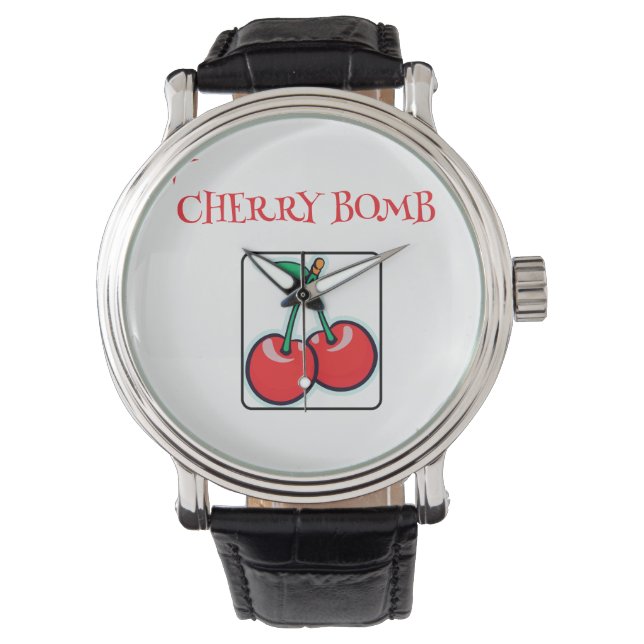 Relógio Cherry bomb (Frente)